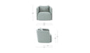 Cecil Accent Chair Light Blue
