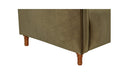 Harmony Sofa Dark Green Faux Mohair