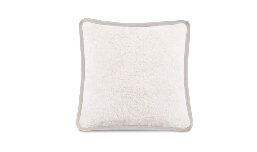 Carr 25In Cushion Faux Fur Cream