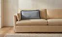 Yasmin Lumbar Cushion Light Blue Faux Mohair