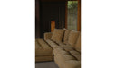 Davie Left Arm Facing Chair Golden Yellow