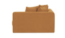 Davie Left Arm Facing Chair Golden Yellow