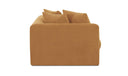Davie Left Arm Facing Chair Golden Yellow