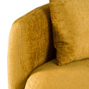 Oakland - Modern Mustard Fabric 4 Seat Sofa