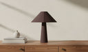 Gigi Table Lamp Dark Brown