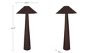 Gigi Floor Lamp Dark Brown Floor Lamp