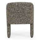 Oldford - Modern Beige + Black Fabric Dining Chair