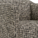 Oldford - Modern Beige + Black Fabric Dining Chair