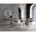 Vince - Faux Marble & Stainless Steel Console Table