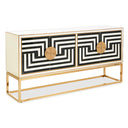 Op Art 64" Credenza