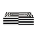 Large Op Art Lacquer Box