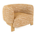 Optima - Mid-Century Modern Taupe Fabric Accent Chair
