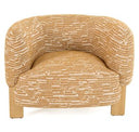 Optima - Mid-Century Modern Taupe Fabric Accent Chair