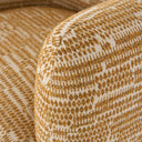 Optima - Mid-Century Modern Orange Fabric Accent Chair