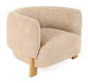 Optima - Mid-Century Modern Orange Fabric Accent Chair