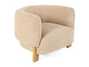 Optima - Mid-Century Modern Taupe Fabric Accent Chair