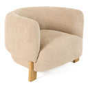 Optima - Mid-Century Modern Taupe Fabric Accent Chair