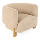 Optima - Mid-Century Modern Taupe Fabric Accent Chair