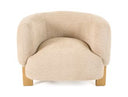 Optima - Mid-Century Modern Taupe Fabric Accent Chair