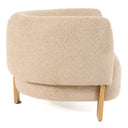 Optima - Mid-Century Modern Taupe Fabric Accent Chair