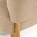 Optima - Mid-Century Modern Taupe Fabric Accent Chair