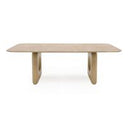 Osaka - Modern Faux Marble + Natural Ash End Table