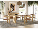 Oshana - Modern White Oak Dining Table