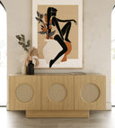 Oshana - Modern White Oak Dining Set