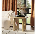 Oshana - Modern Rust Leatherette + White Oak Dining Chair