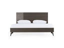 Palermo Italian Modern Faux Concrete & Grey Bed