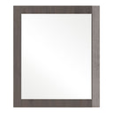 Palermo Italian Modern Faux Concrete & Grey Mirror