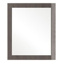 Palermo Italian Modern Faux Concrete & Grey Mirror