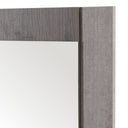 Palermo Italian Modern Faux Concrete & Grey Mirror