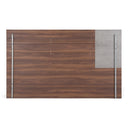 Palermo - Modern Italian Faux Concrete & Walnut Bed