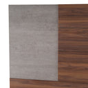 Palermo - Modern Italian Faux Concrete & Walnut Bed