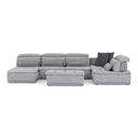 Panorama - Italian Modern Grey Fabric Modular Sectional Sofa