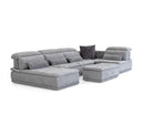 Panorama - Italian Modern Beige Fabric Modular Sectional Sofa
