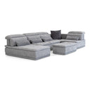 Panorama - Italian Modern Grey Fabric Modular Sectional Sofa