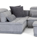 Panorama - Italian Modern Grey Fabric Modular Sectional Sofa