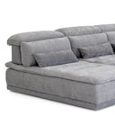 Panorama - Italian Modern Grey Fabric Modular Sectional Sofa