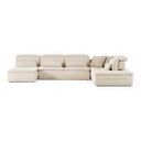 Panorama - Italian Modern Beige Fabric Modular Sectional Sofa