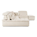 Panorama - Italian Modern Beige Fabric Modular Sectional Sofa