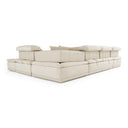 Panorama - Italian Modern Beige Fabric Modular Sectional Sofa