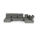 Panorama - Italian Modern Beige Fabric Modular Sectional Sofa