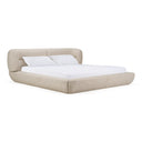 Pasha - Modern Cream Fabric Bed