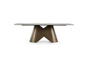 Paulsen - Modern Ceramic + Brass Dining Table