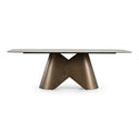 Paulsen - Modern Ceramic + Brass Dining Table