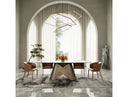 Paulsen - Modern Ceramic + Brass Dining Table