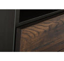 Wharton Modern Dark Aged Oak Mirror
