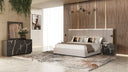 Penrose + Aspen - Modern Beige + Brown Ash 4-Piece Bedroom Set